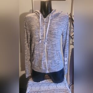 Love Ellen Degeneres Grey Zip Up Hoodie M